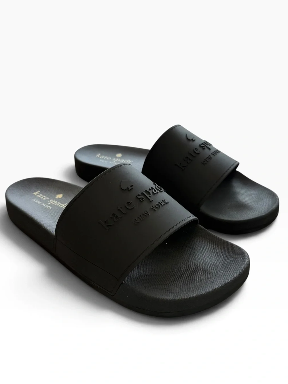 Kate Spade New York Sunny Slide Sandals Matte Black EC Women’s 11